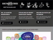 Tablet Screenshot of bluesdongen.nl
